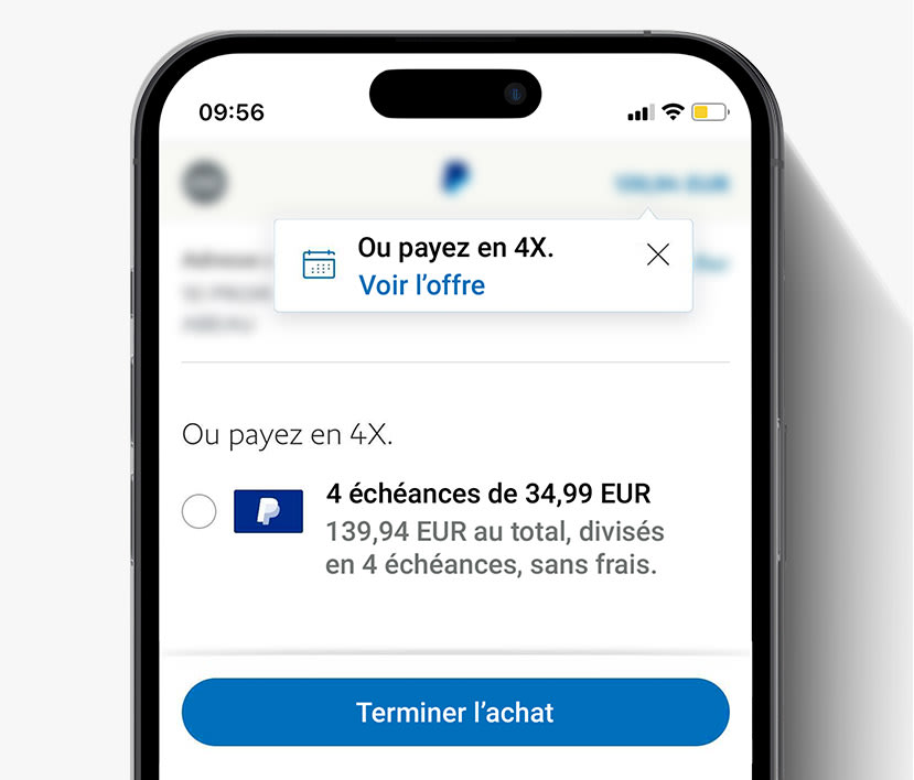 Vetement payer en online 4 fois sans frais